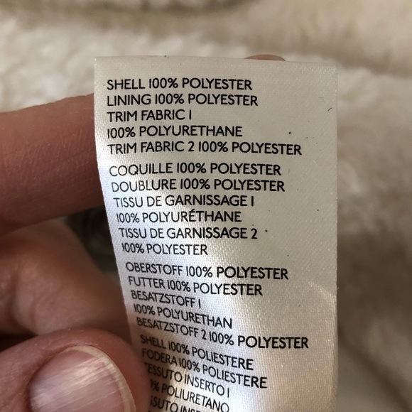 Anthropologie Maeve Cinched Soft & Elegant Faux Fur Coat in Ivory - Size Large - Picture 7 of 9